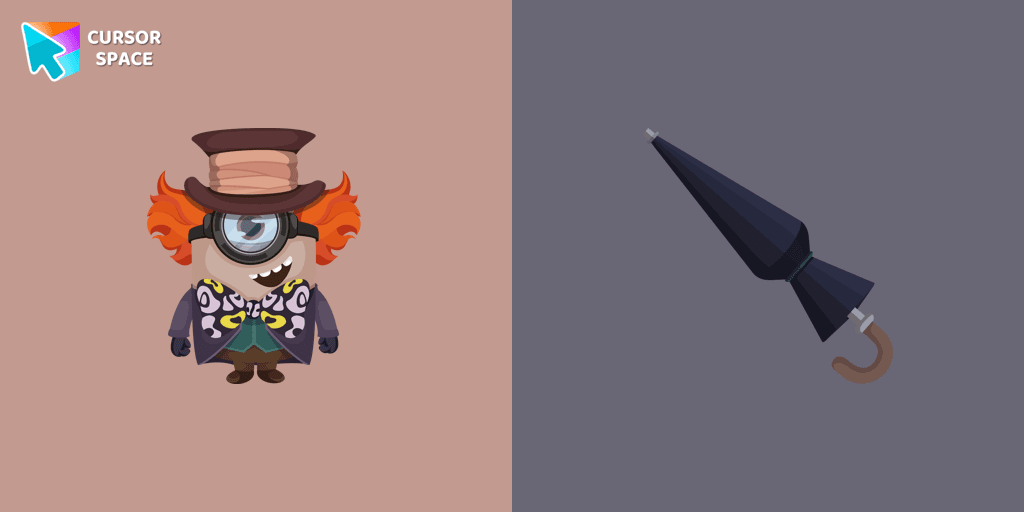 Minion The Mad Hatter Character cursor cursor pack